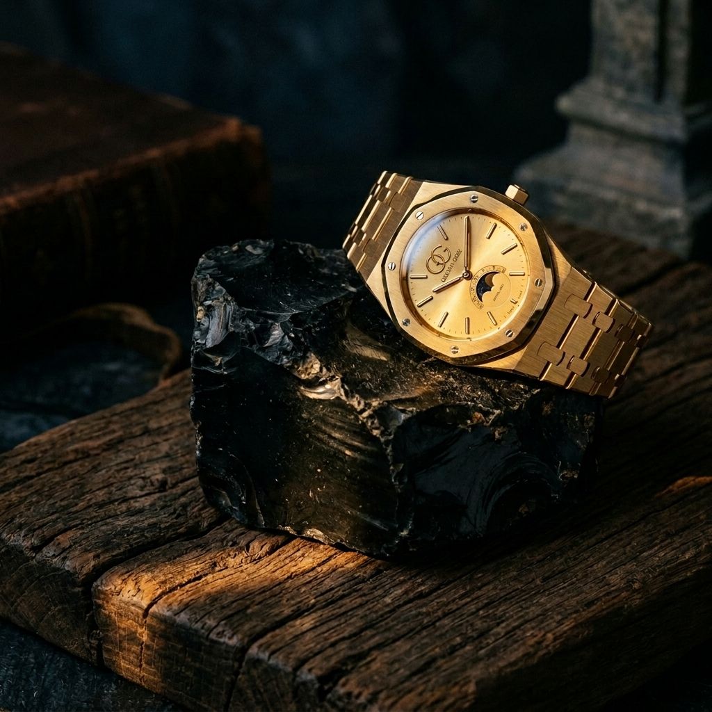GOLDEN CODE 古昆金表首屏主视觉大图